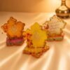 Handmade Resin Ganesh Ji Lotus Stand – Decorative Pooja & Festive Gift